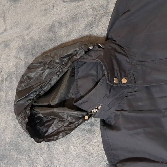 JOHN VARVATOS USA Men’s  Black  Jacket Size S/M Classic Full Zip and buttons - Picture 6 of 14